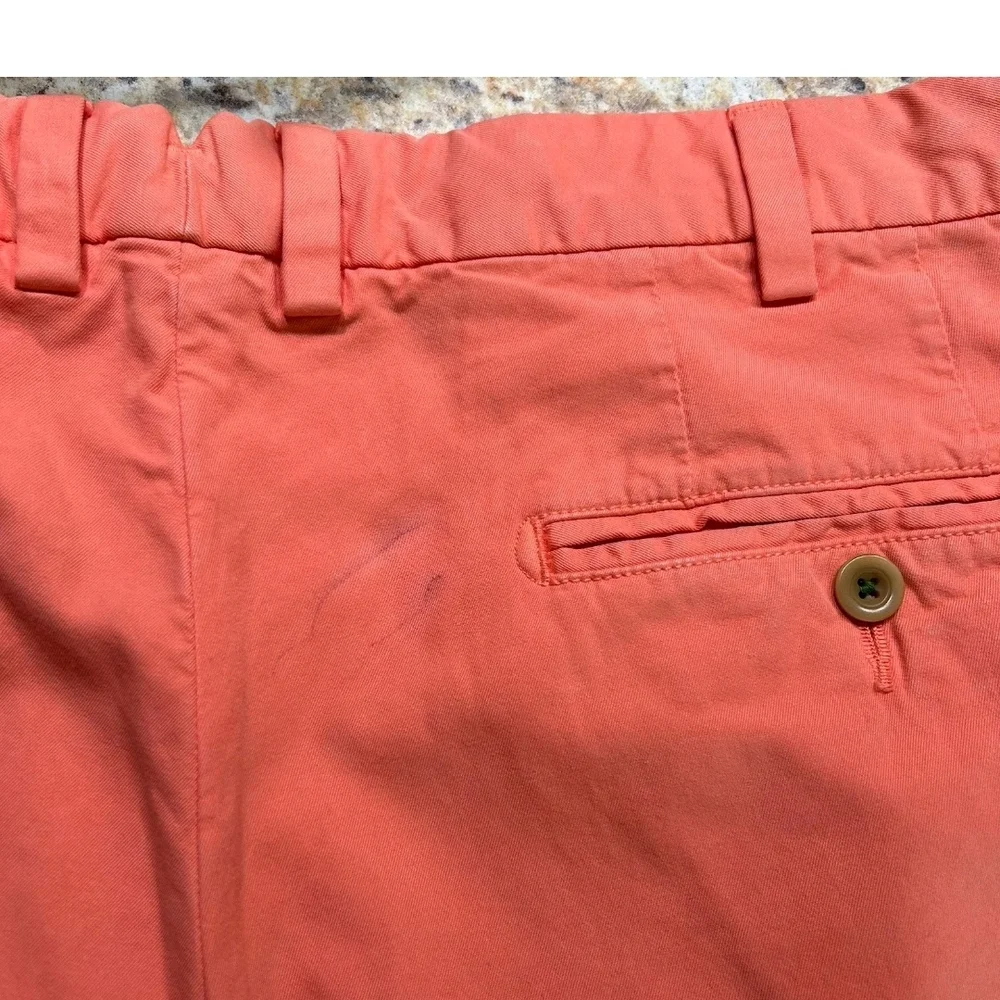 Orvis Men's 100% Pima Cotton Coral Chino Pants, Size 36/32